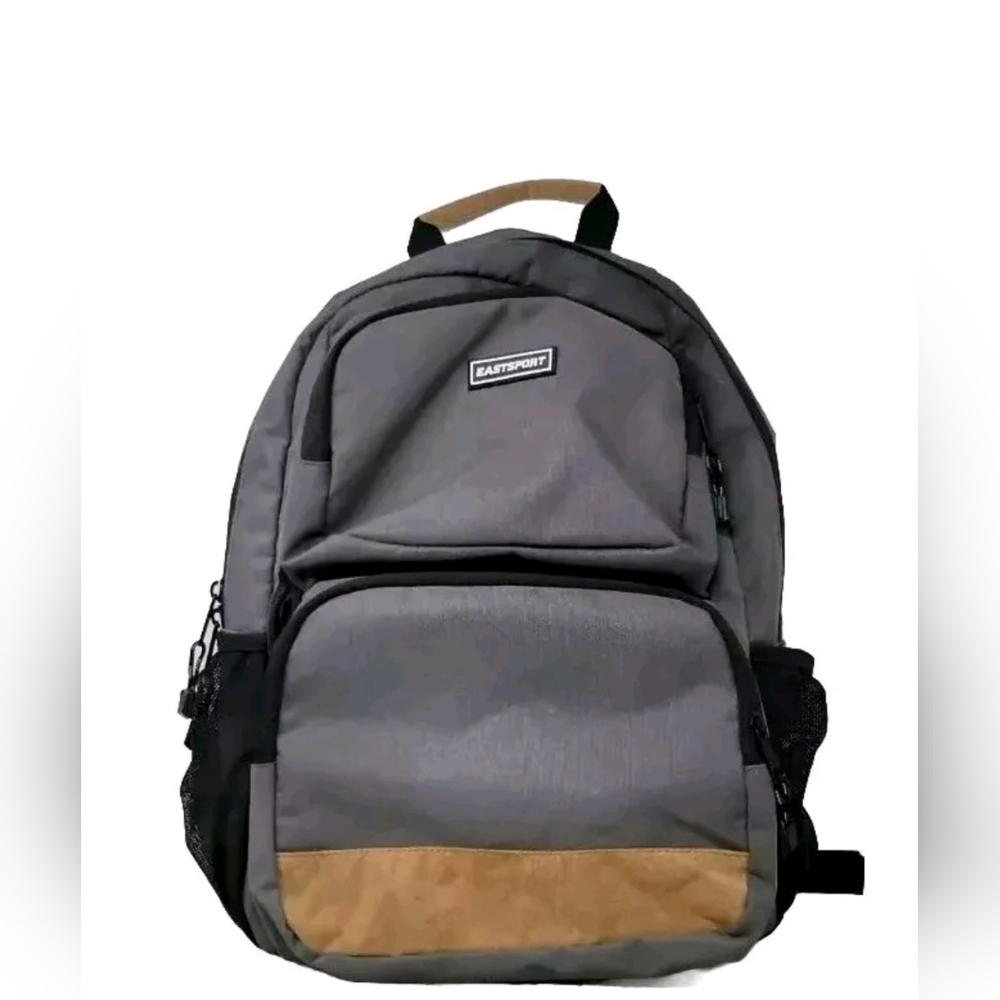 Eastsport Core Excel Adult Unisex Canvas Polyester Backpack Gray
